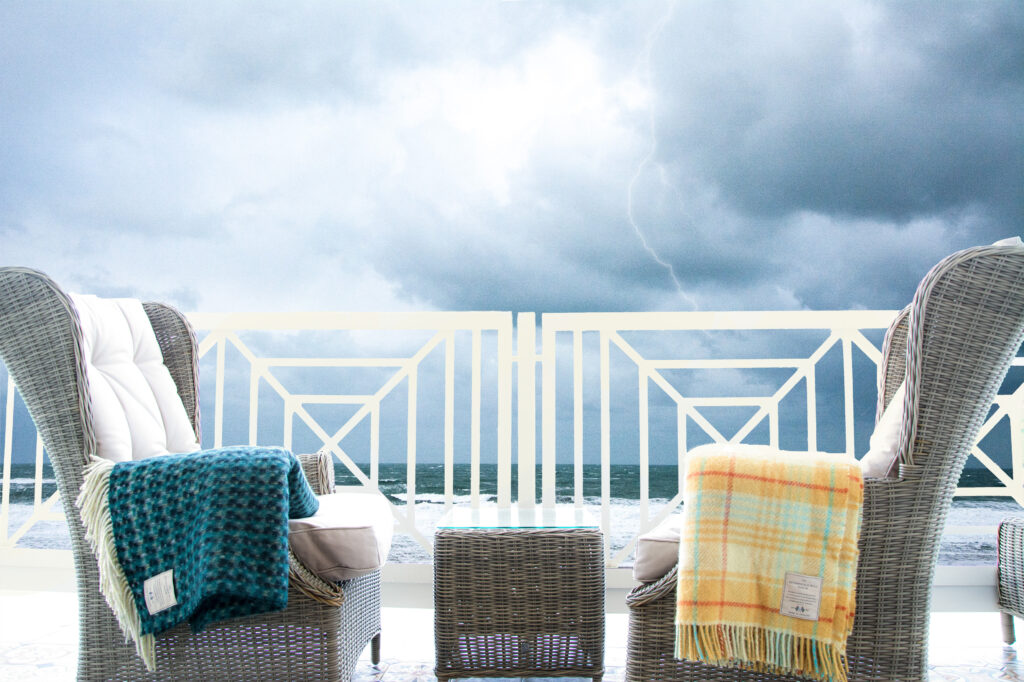 Balcony View of the storm watching season