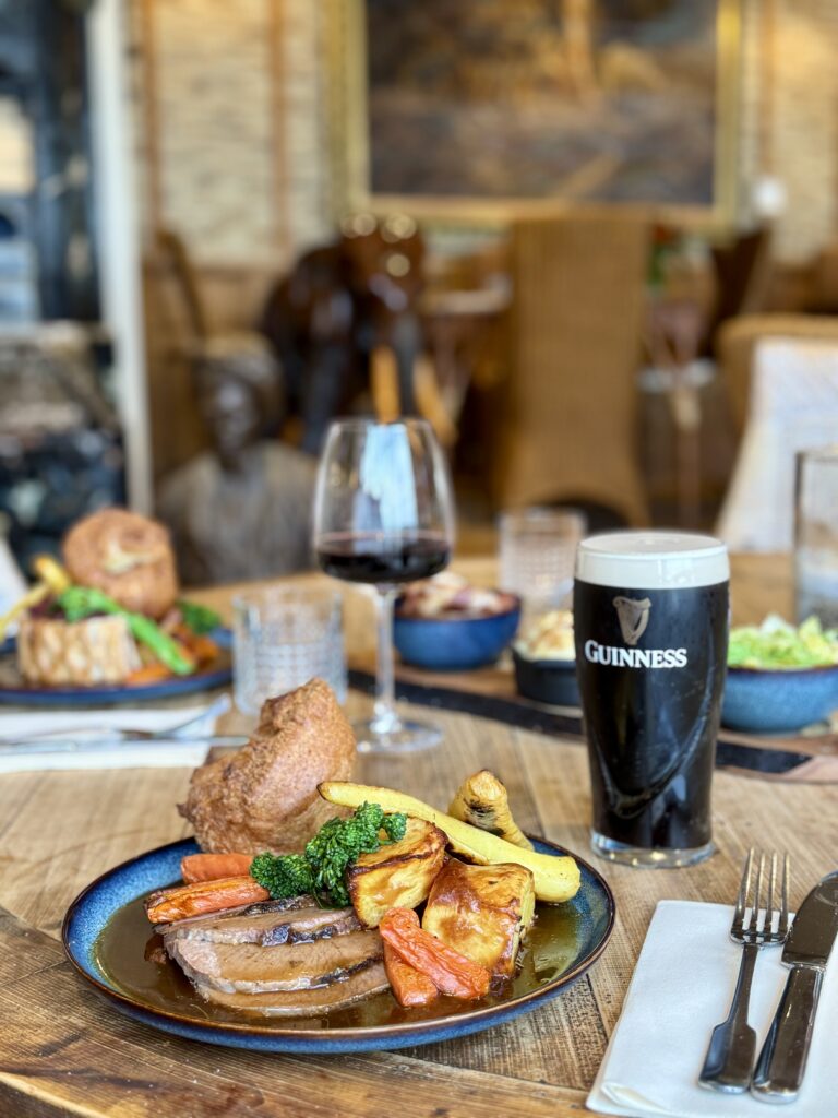 Sunday roast on the coast at Tolcarne Beach, Newquay